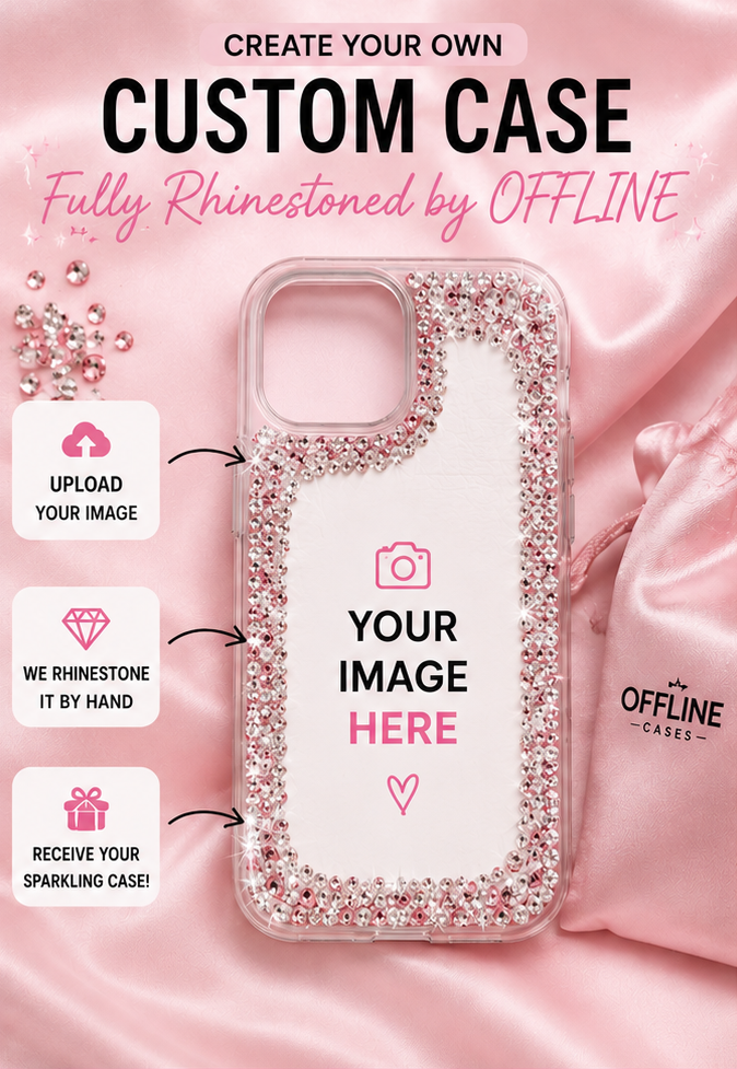 Fully Rhinestoned Custom Phone Case